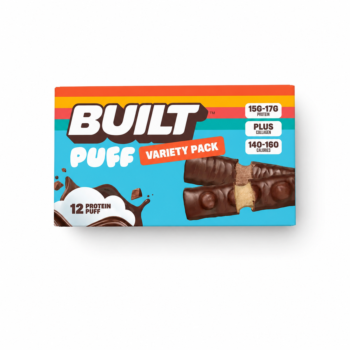 BUILT Puff Protein Marshmallow Puffs 15-17g Protein