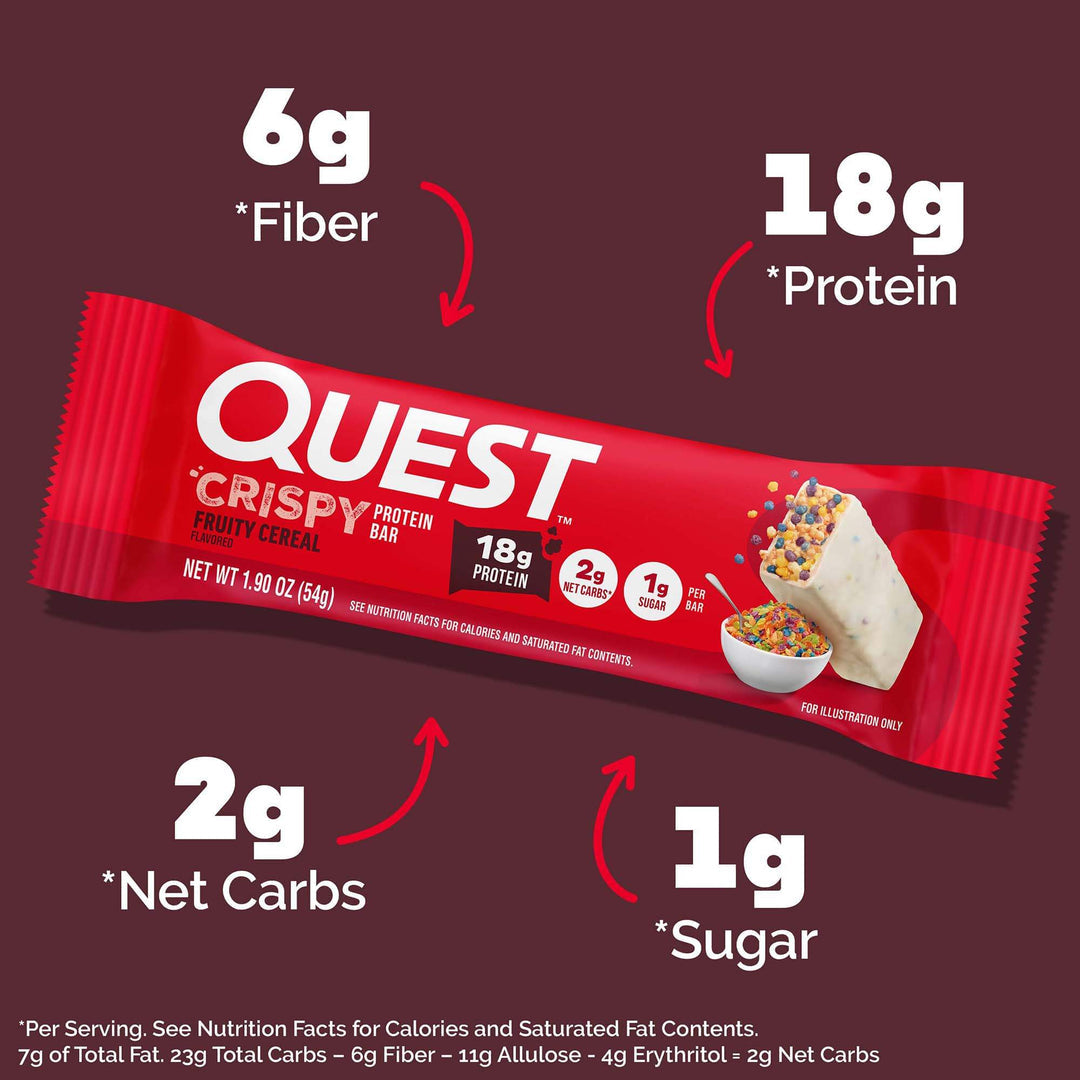 Quest Crispy Hero Bars Protein Bar 15-18g Protein