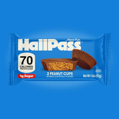 HallPass Peanut Cups 70 Calories 1g Sugar