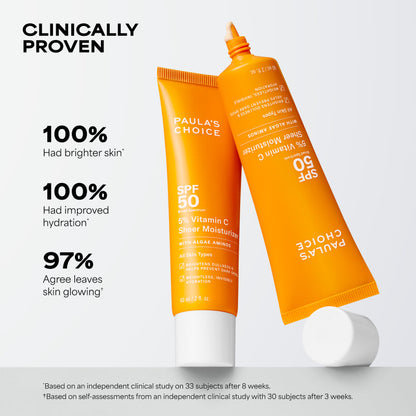 Paula's Choice 5% Vitamin C Sheer Moisturizer SPF 50