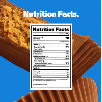 HallPass Peanut Cups 70 Calories 1g Sugar