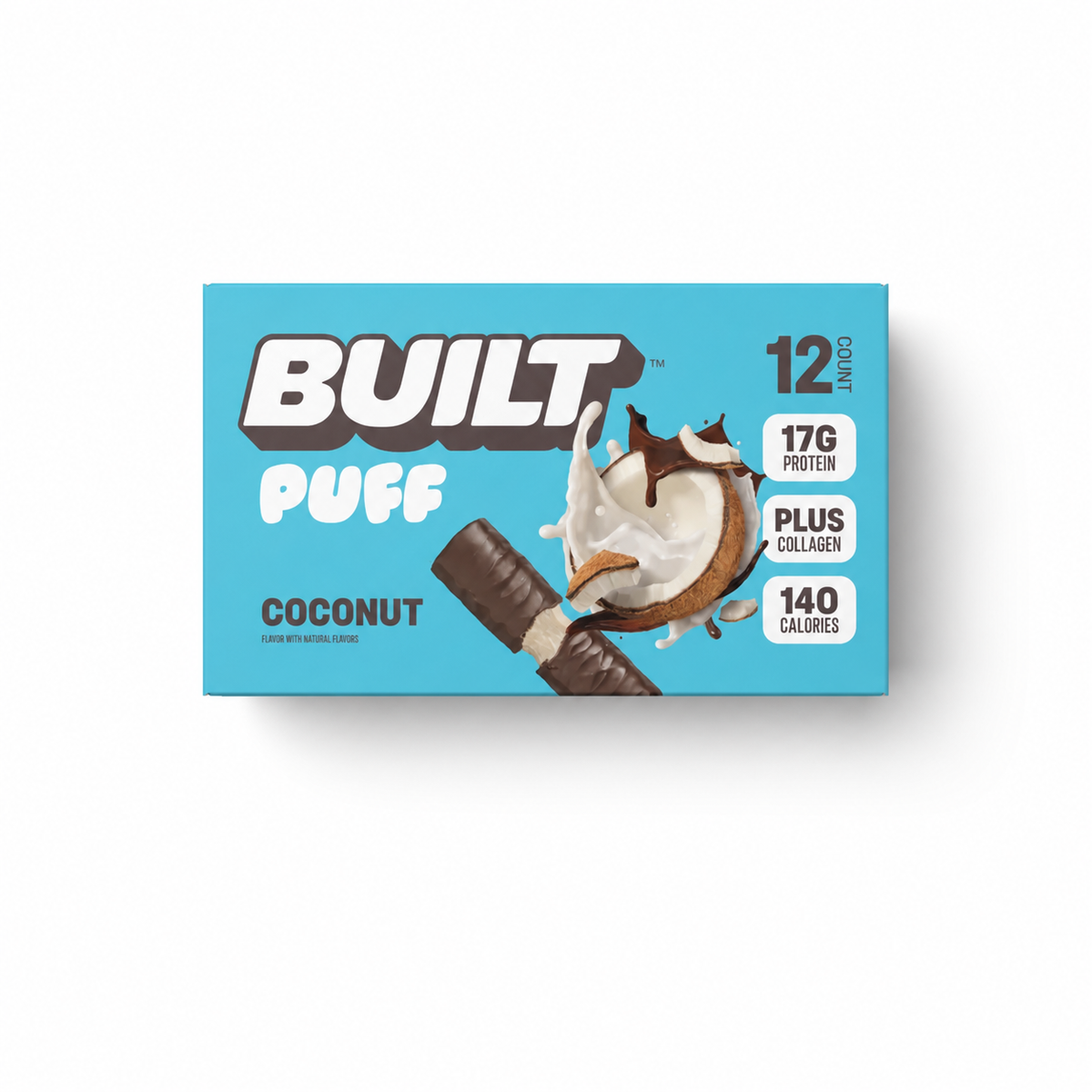 BUILT Puff Protein Marshmallow Puffs 15-17g Protein