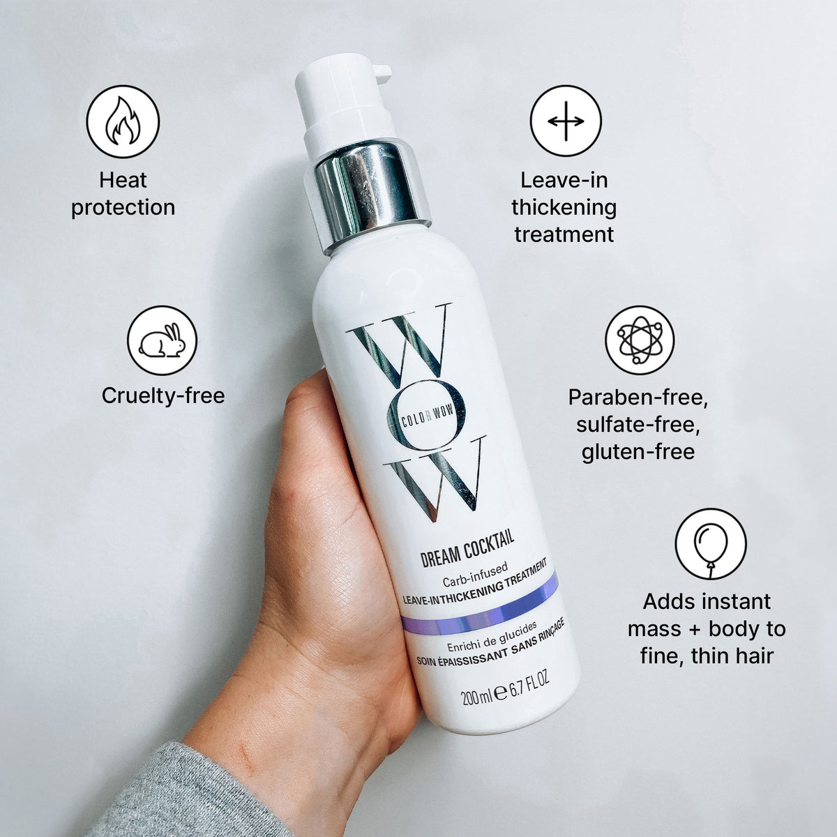Color Wow Dream Cocktail Carb-Infused Leave-in Thickening Treatment