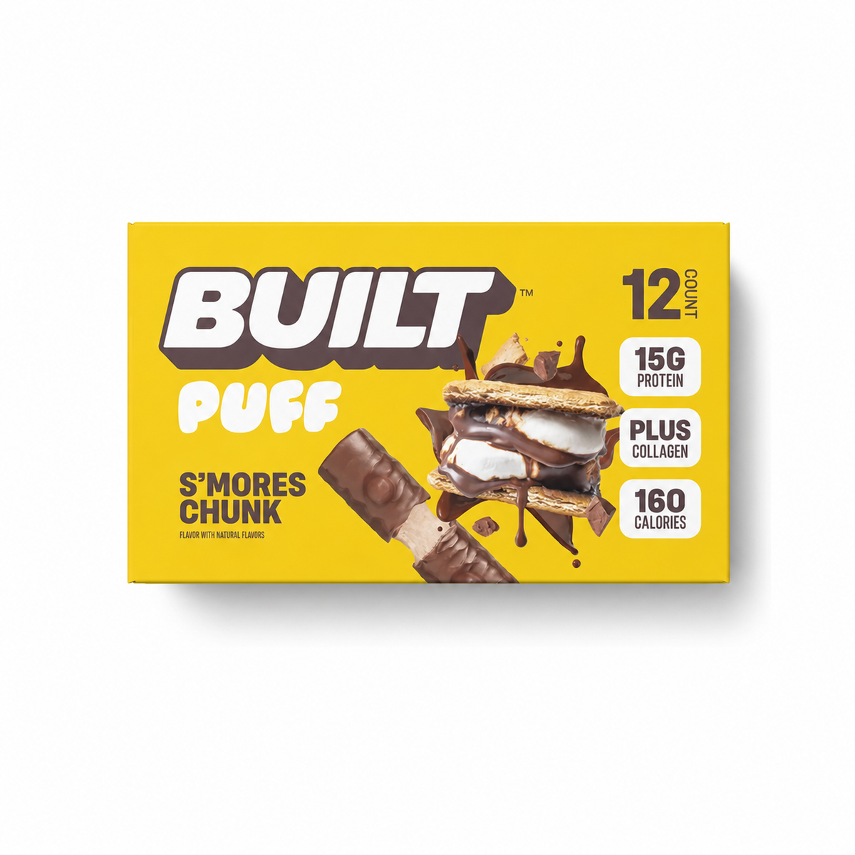 BUILT Puff Protein Marshmallow Puffs 15-17g Protein