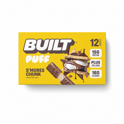 BUILT Puff Protein Marshmallow Puffs 15-17g Protein