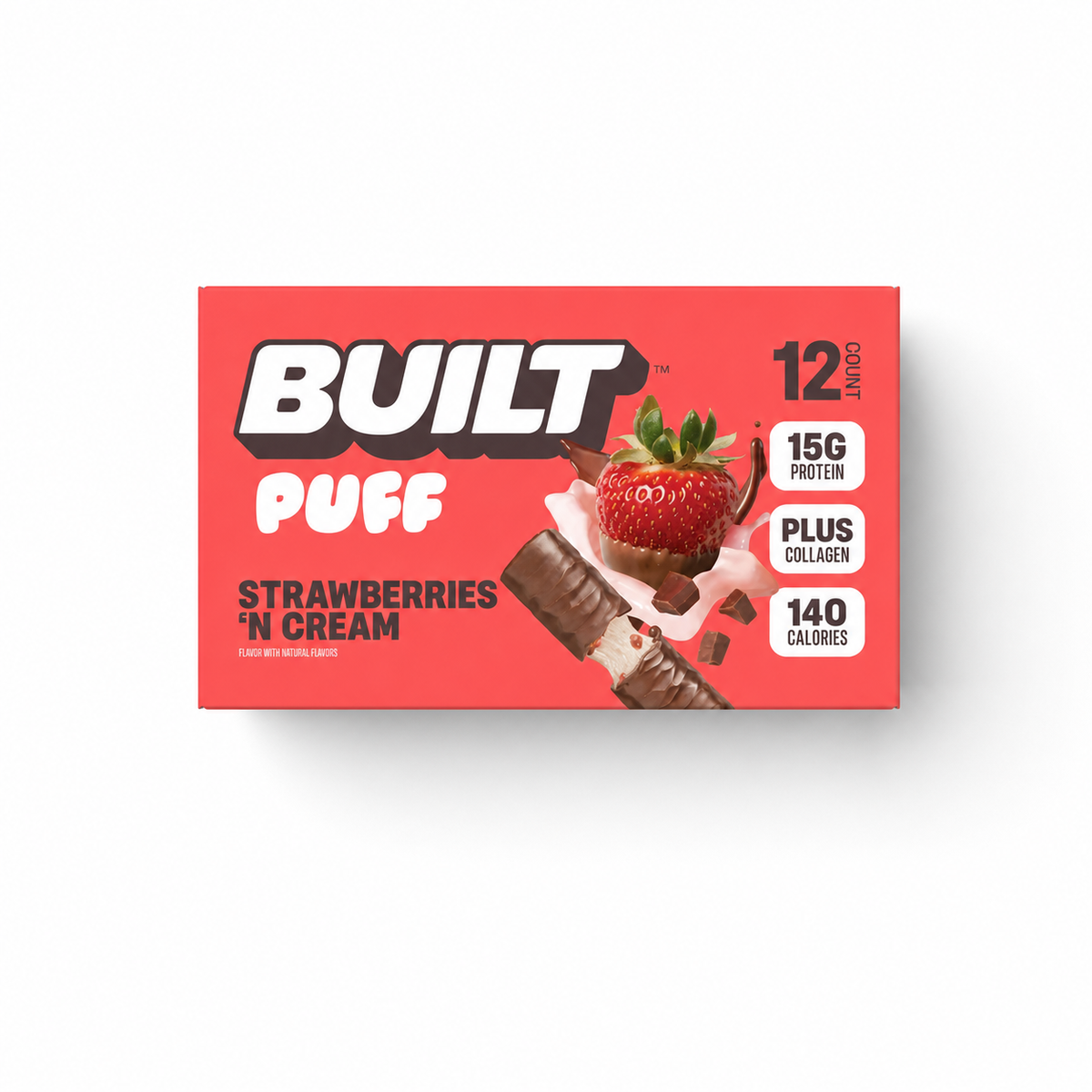 BUILT Puff Protein Marshmallow Puffs 15-17g Protein