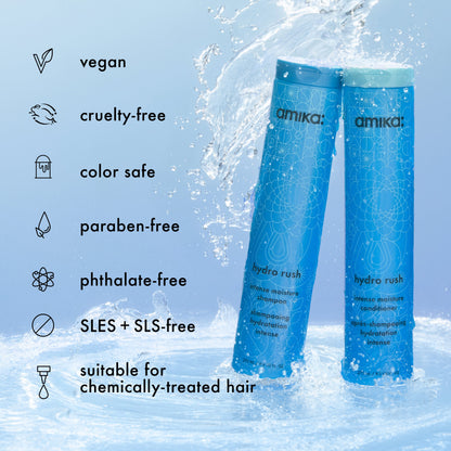 amika Hydro Rush Intense Moisture Shampoo