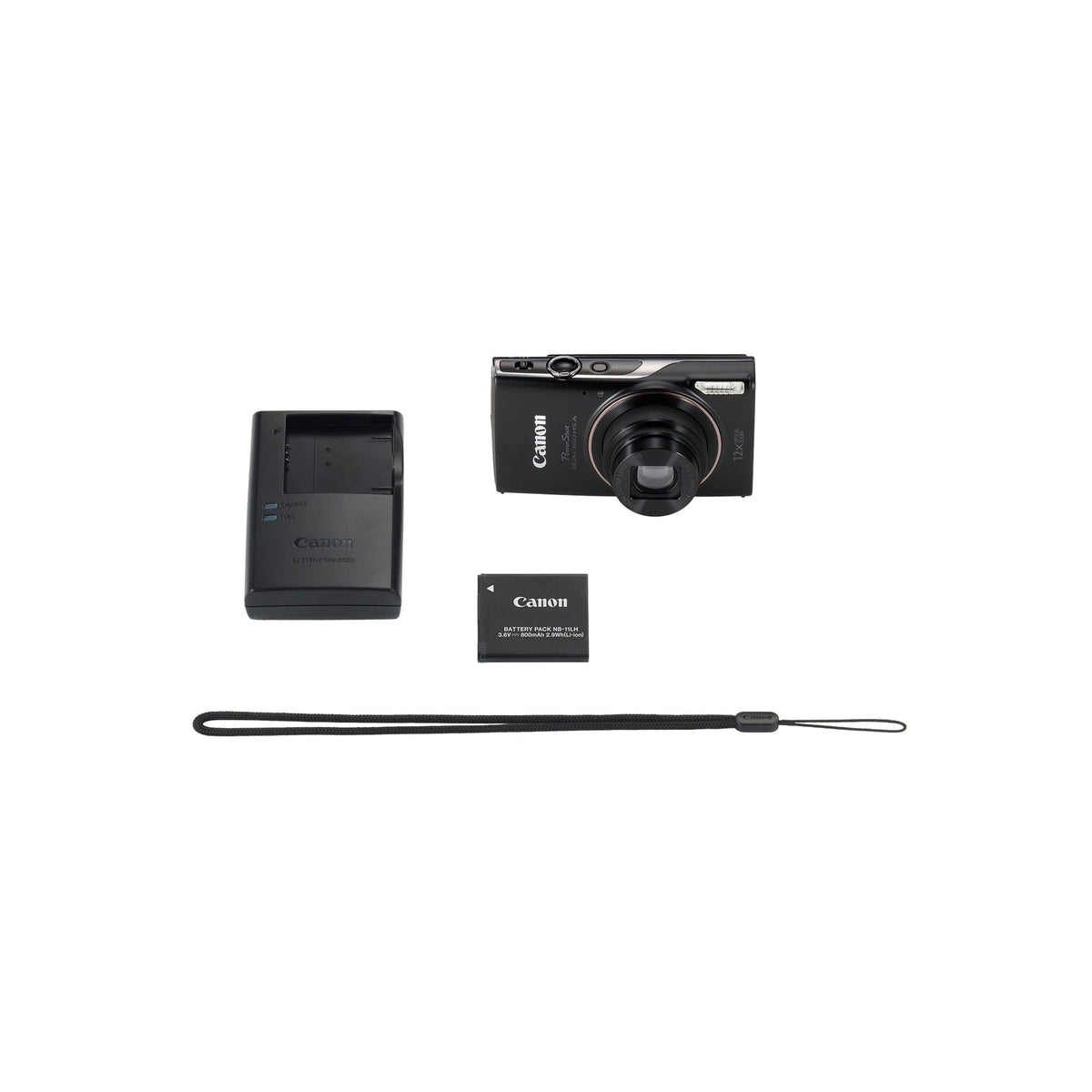 Canon IXUS 285 HS A Digital Camera in Black, view 9