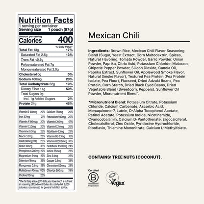 Huel Hot & Savory High Protein Meal Packs 24g Protein