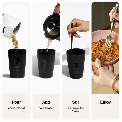 Huel Hot & Savory High Protein Meal Packs 24g Protein