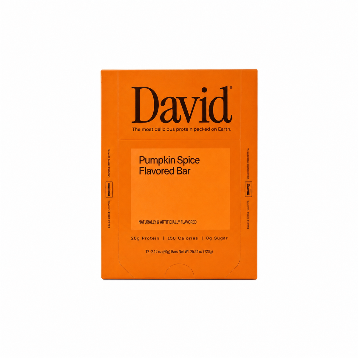 David Protein Bar Gold Pumpkin Spice Limited Edition 28g Protein 150 Calories 0 Sugar