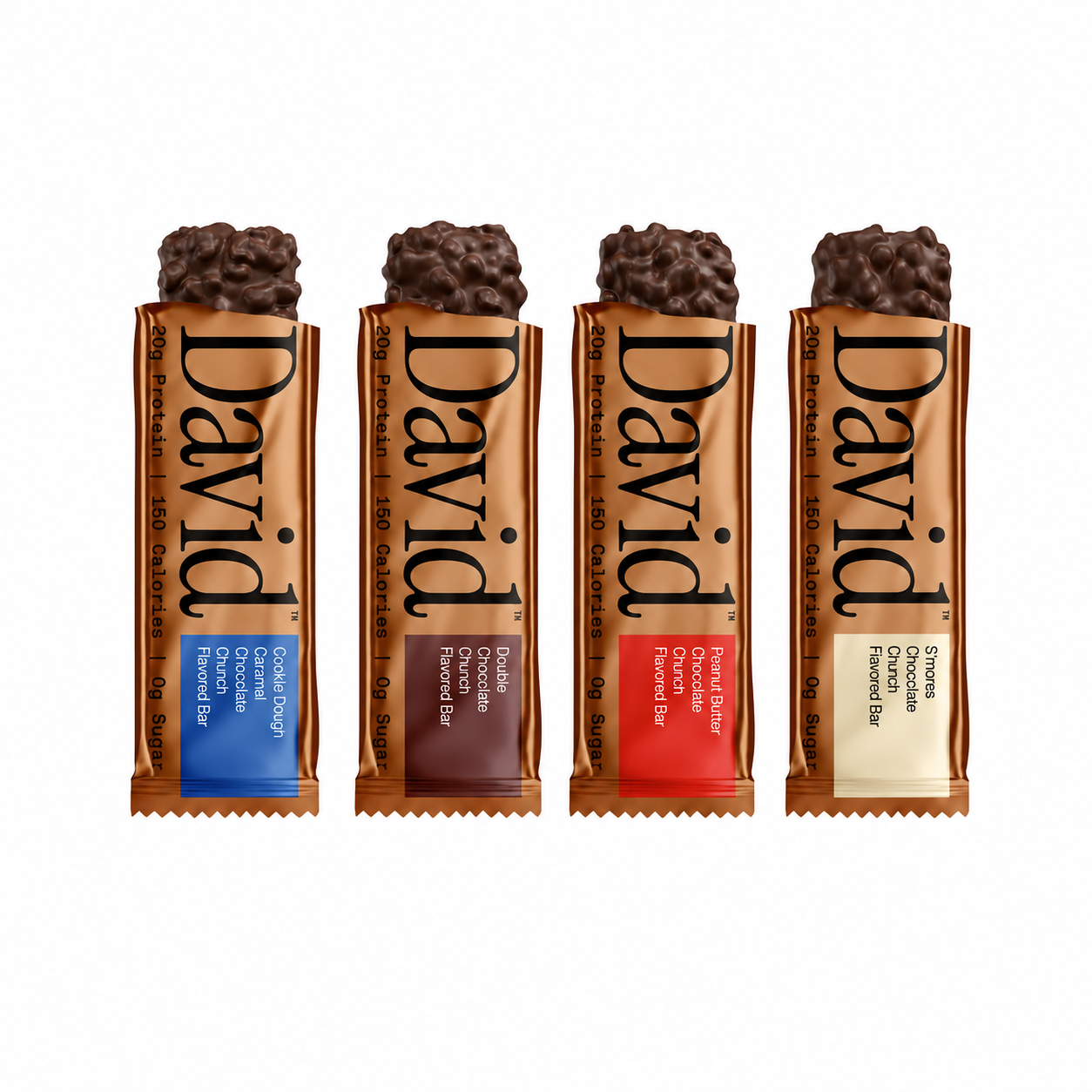 David Protein Bar Bronze 20g Protein 150 Calories 0 Sugar