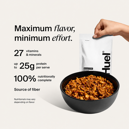 Huel Hot & Savory High Protein Meal Packs 24g Protein