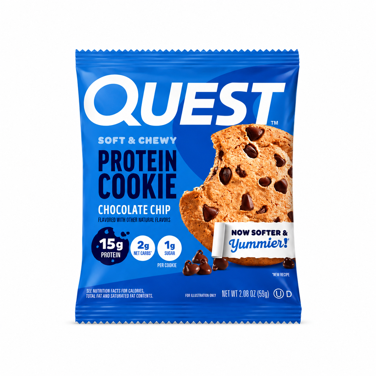 Quest Protein Cookie Soft & Chewy 15g Protein