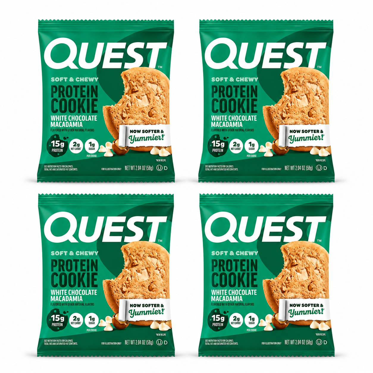 Quest Protein Cookie Soft & Chewy 15g Protein