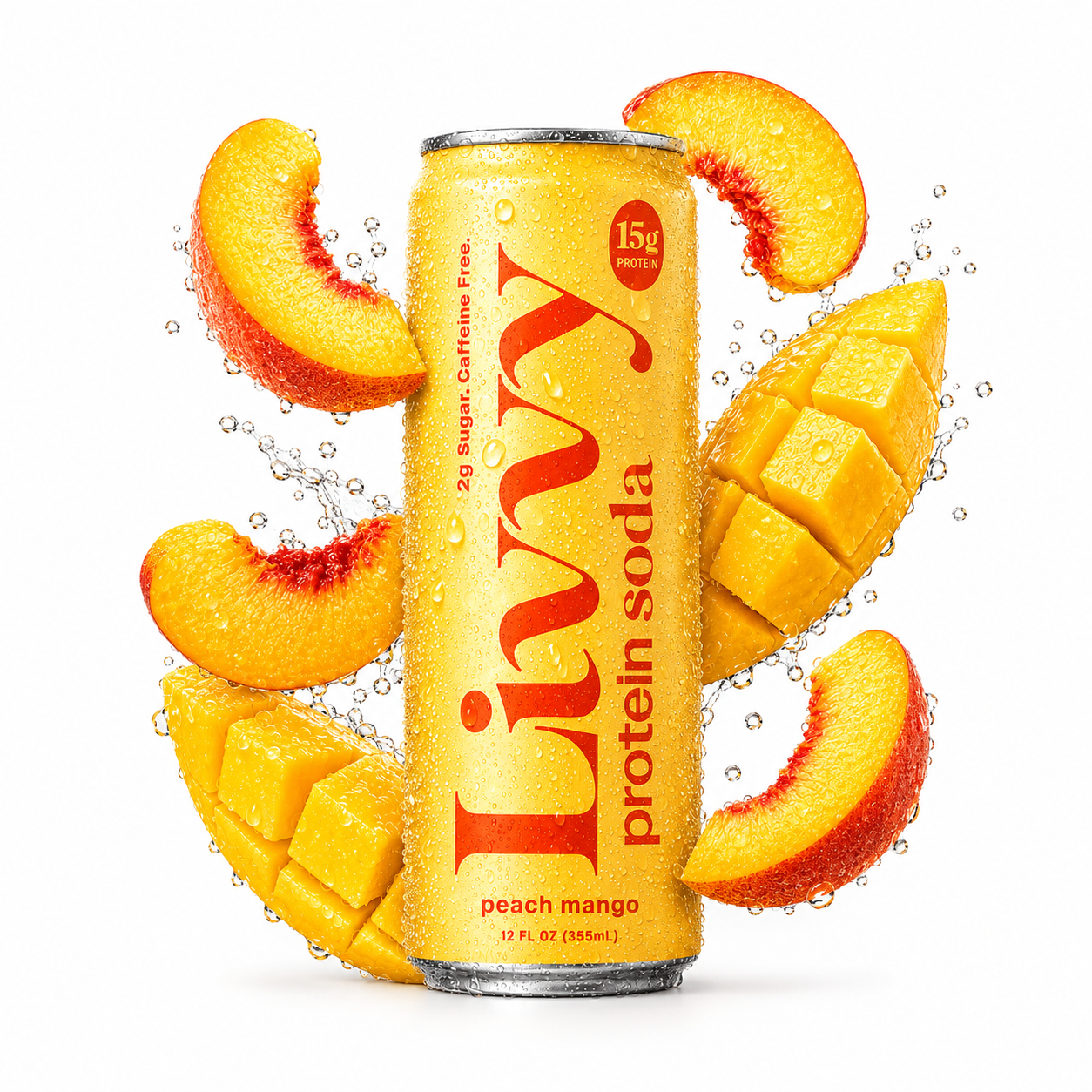 Livvy Protein Soda 15g Protein 80 Calories