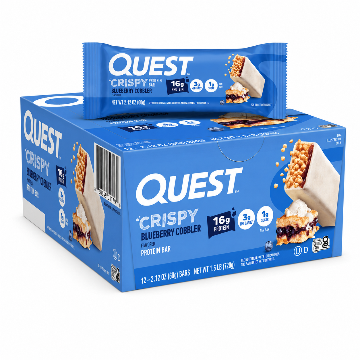 Quest Crispy Hero Bars Protein Bar 15-18g Protein