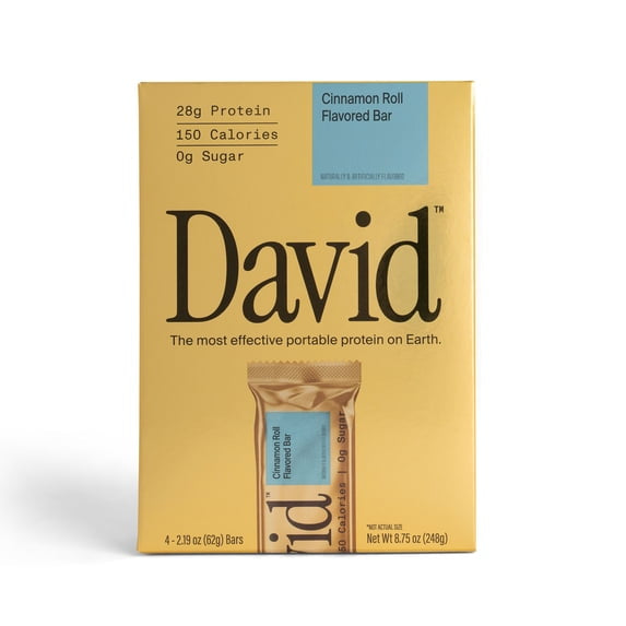 David Protein Bar Gold 28g Protein 150 Calories 0 Sugar