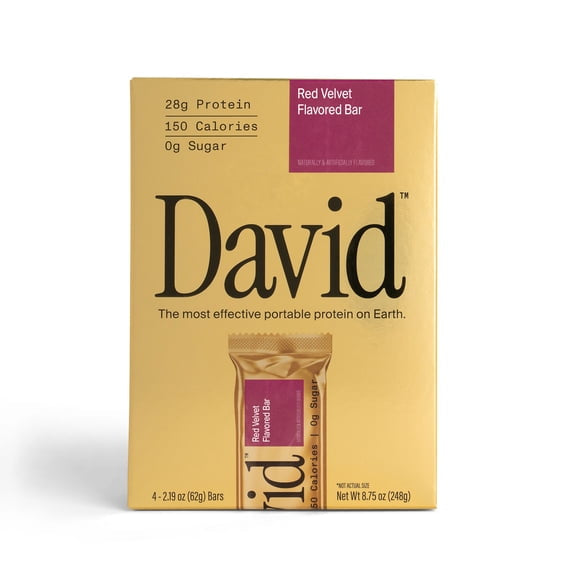 David Protein Bar Gold 28g Protein 150 Calories 0 Sugar