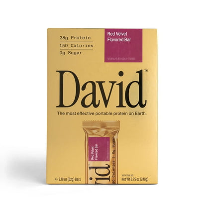 David Protein Bar Gold 28g Protein 150 Calories 0 Sugar