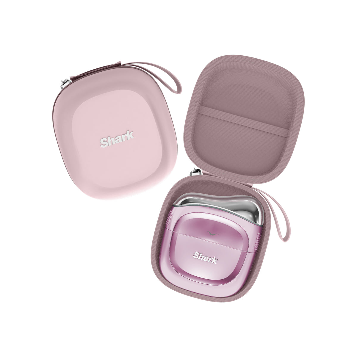 Shark Depuffi in Pink with open storage case