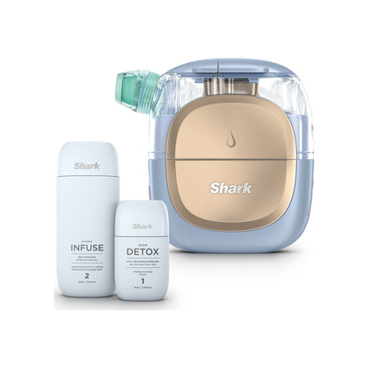 Shark FacialPro Glow in Blue with Derm Detox and Hydro Infuse formulas