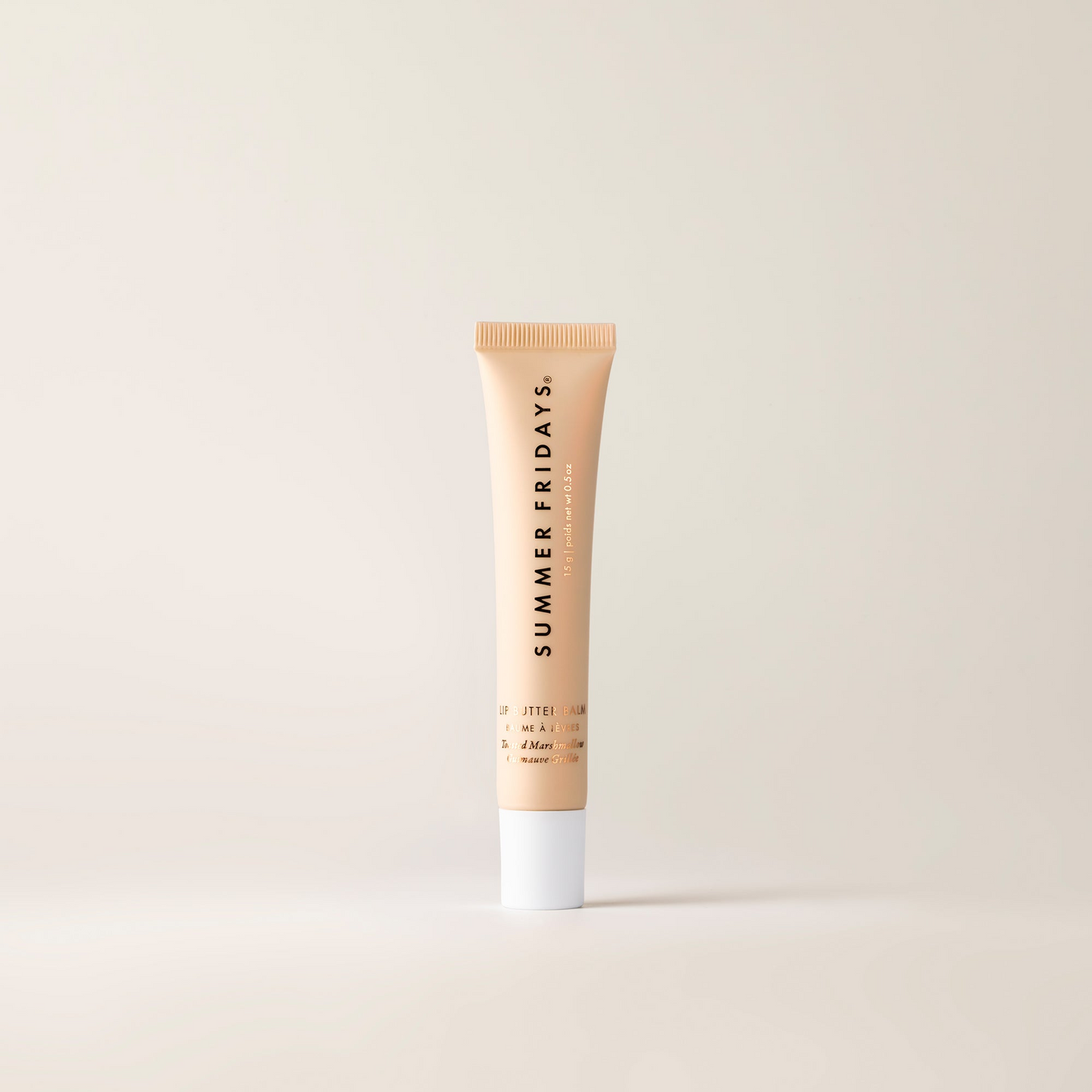 Tube of Summer Fridays product on a light beige background