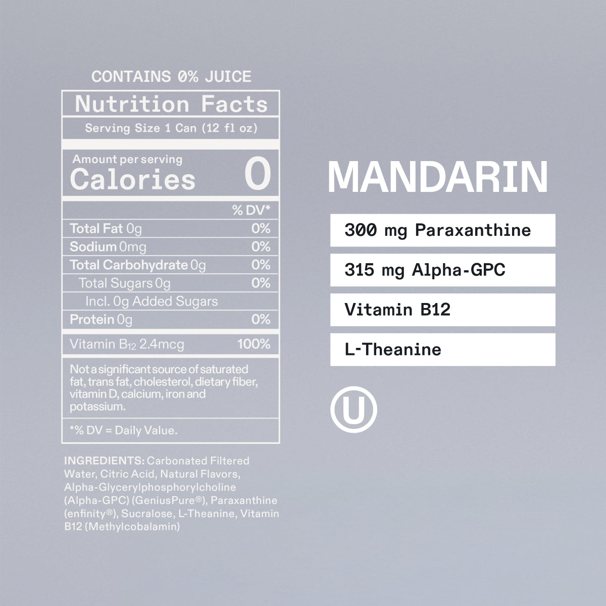 UPDATE Energy Drink 0g Sugar 0 Calories Caffeine-free