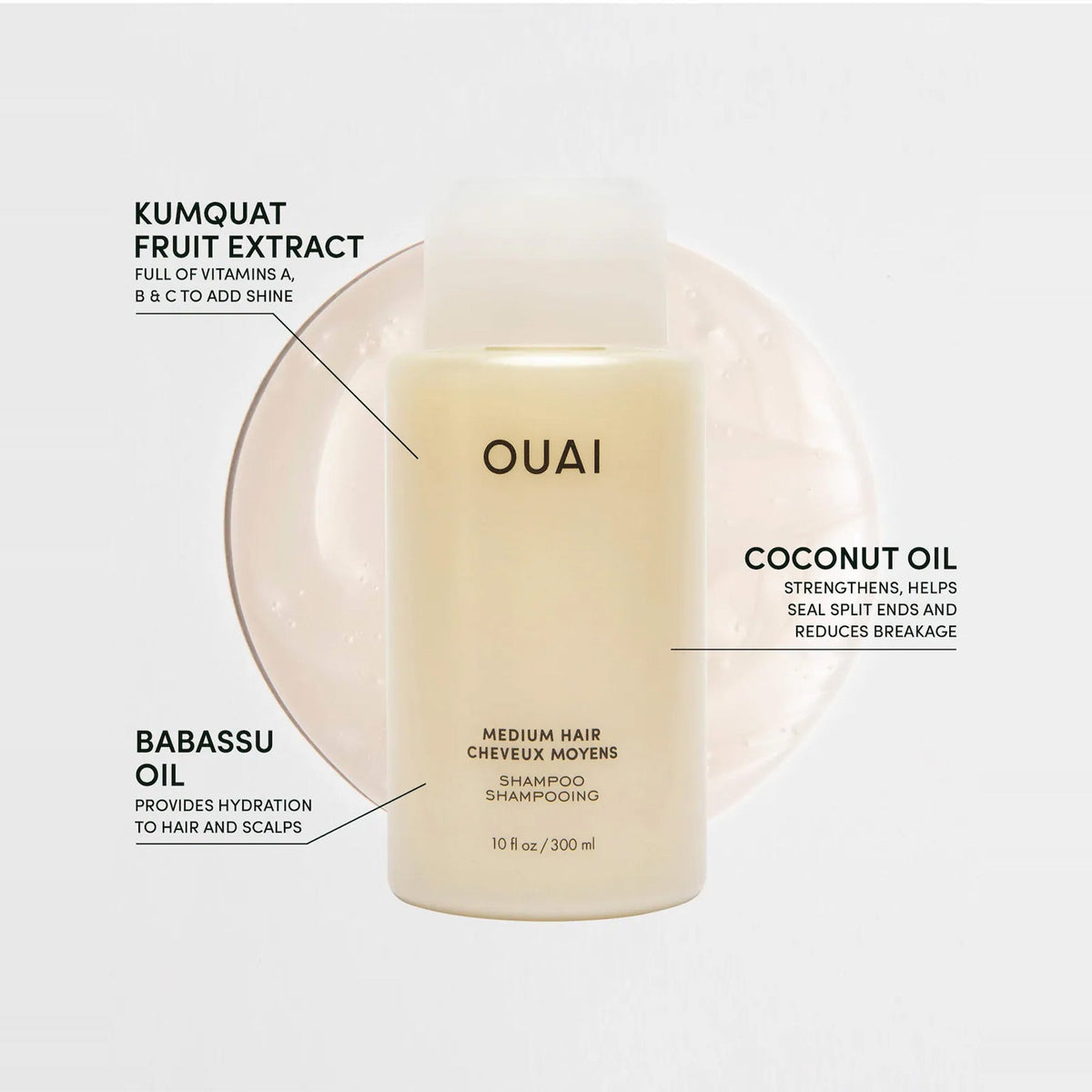 OUAI Medium Hair Shampoo