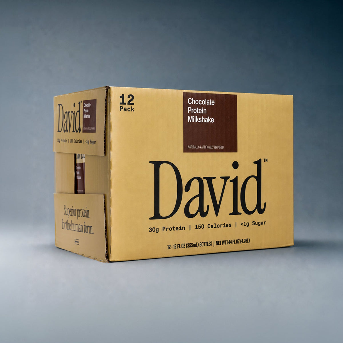 David Protein Milkshakes 30g Protein 140-150 Calories RTD