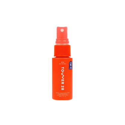 Orange Tower 28 SOS spray bottle 1oz on a transparent background