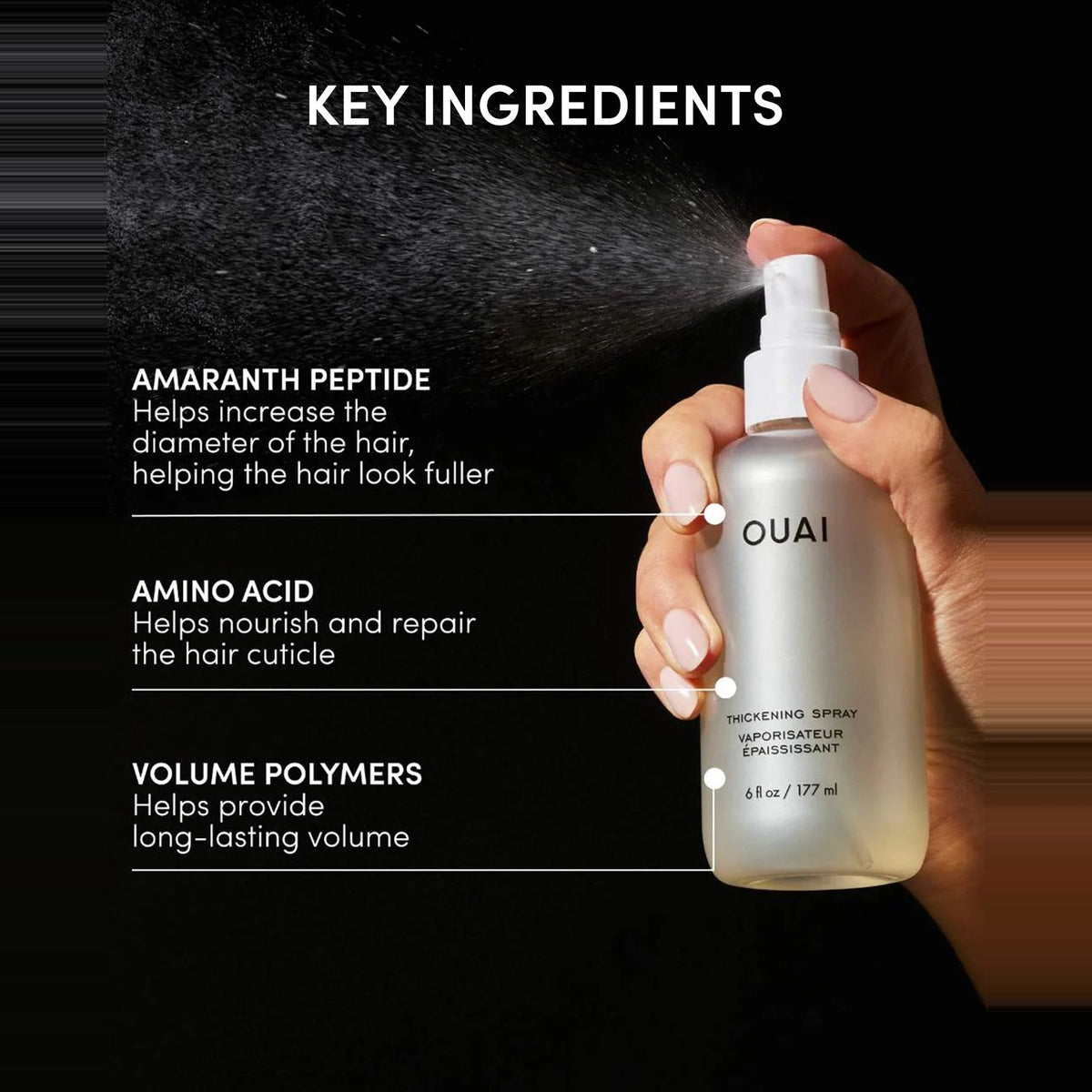 OUAI Thickening Spray