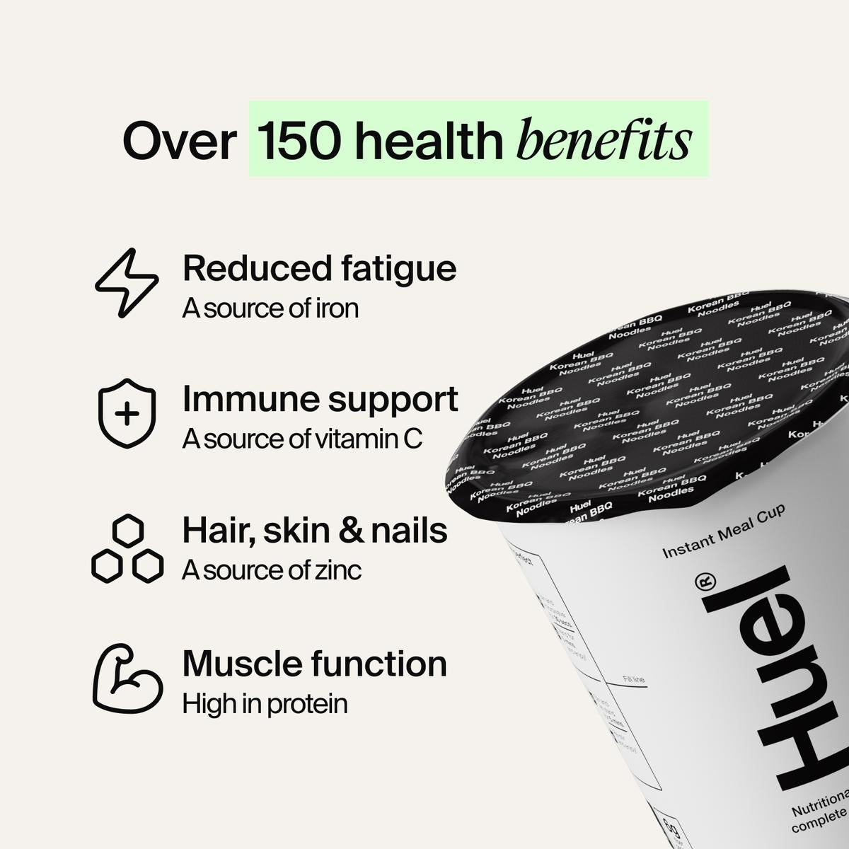 Huel Hot & Savory Cups On-the-go High Protein Instant Meals Upto 25g Protein