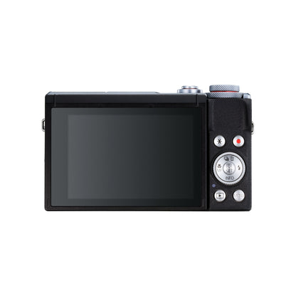 Canon PowerShot G7 X Mark III in Silver, rear touchscreen view