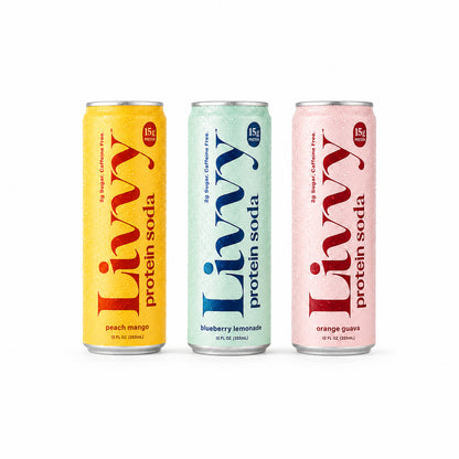 Livvy Protein Soda 15g Protein 80 Calories