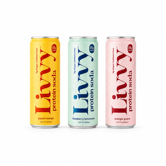 Livvy Protein Soda 15g Protein 80 Calories