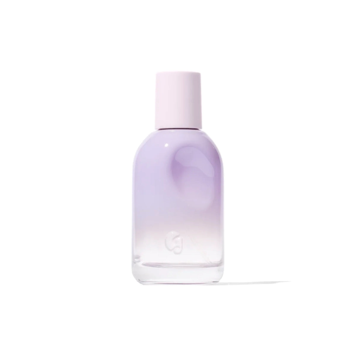 Glossier You Fleur lilac gradient bottle on a white background