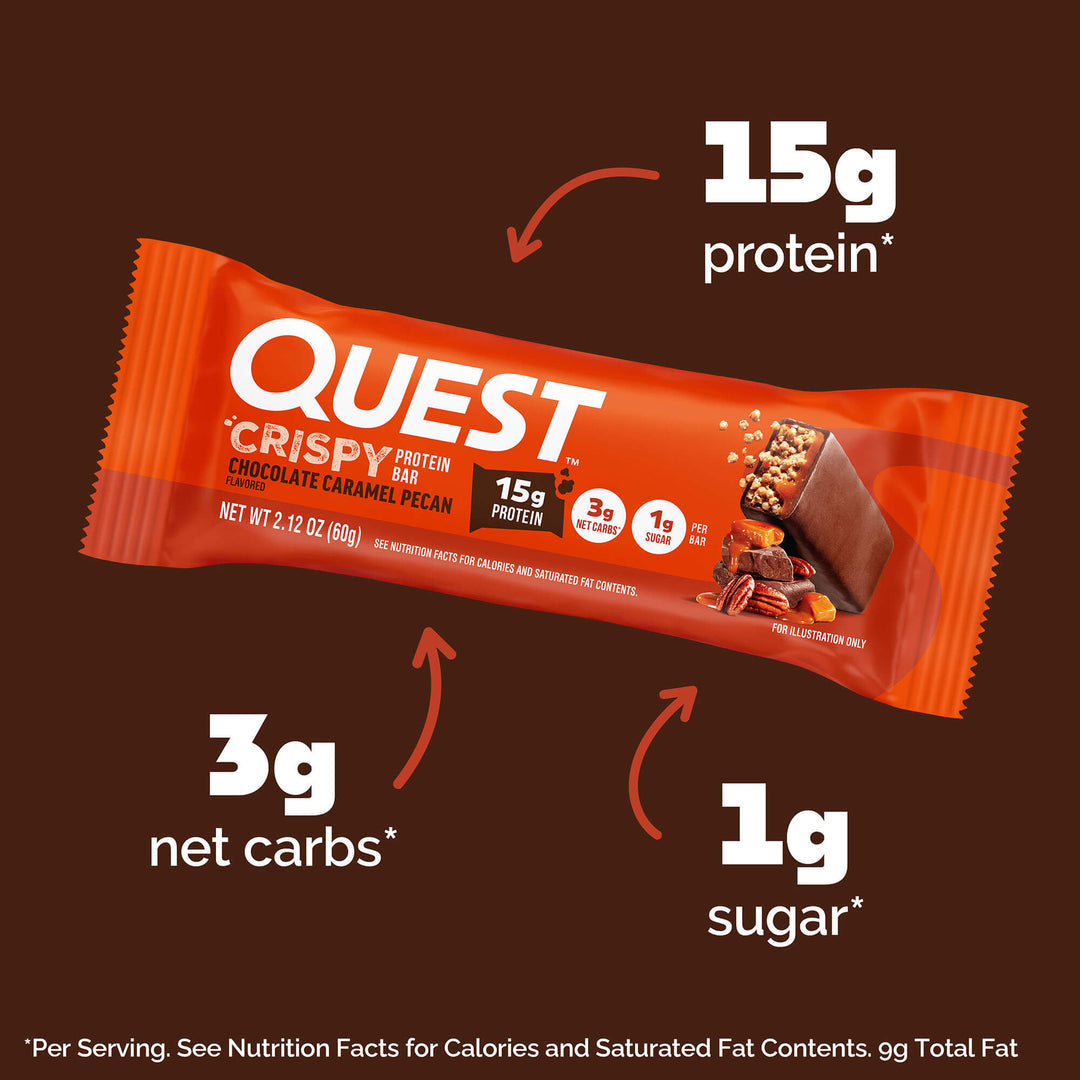 Quest Crispy Hero Bars Protein Bar 15-18g Protein