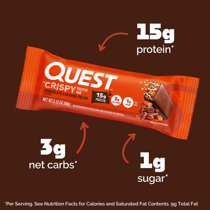 Quest Crispy Hero Bars Protein Bar 15-18g Protein