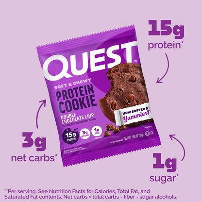 Quest Protein Cookie Soft & Chewy 15g Protein