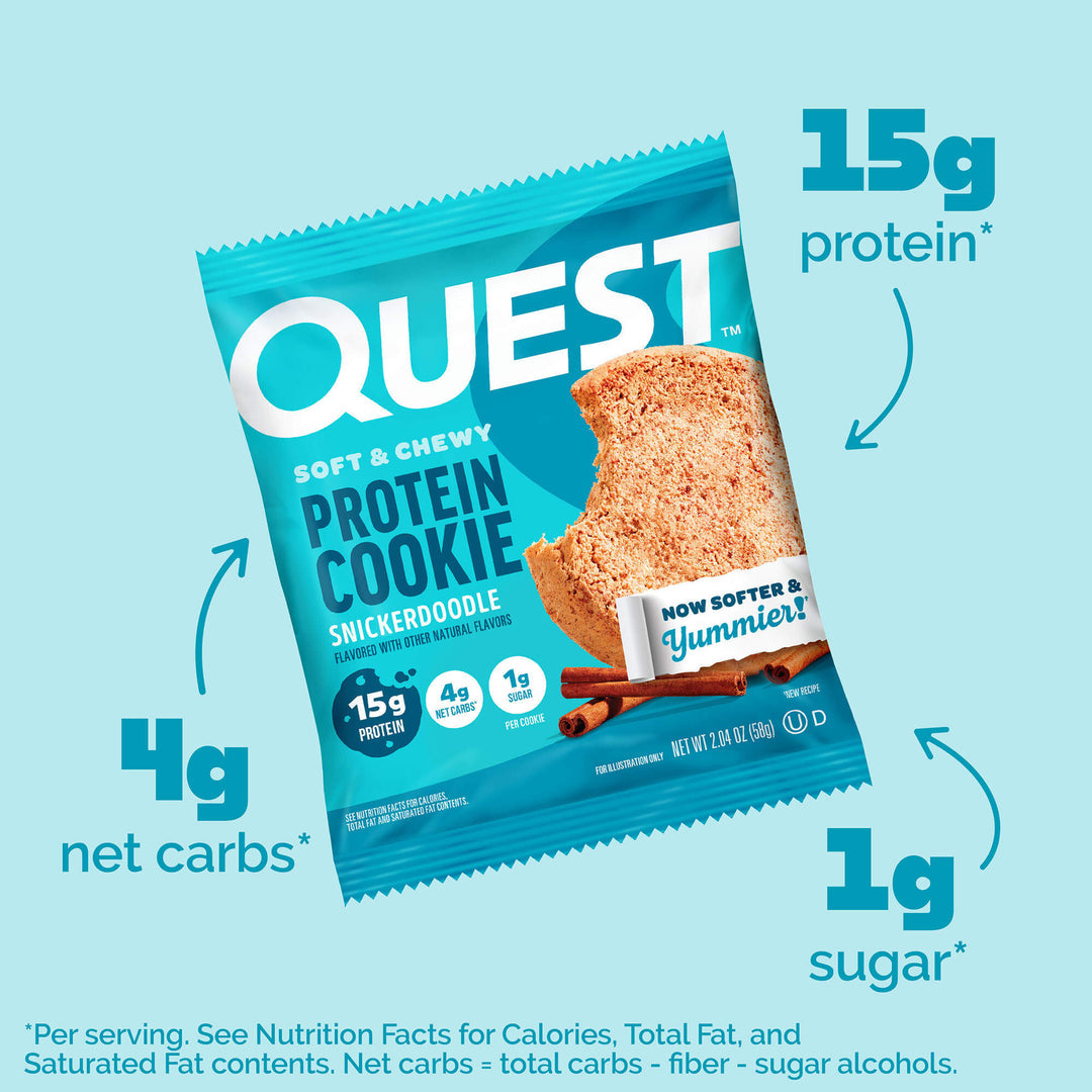 Quest Protein Cookie Soft & Chewy 15g Protein