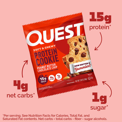 Quest Protein Cookie Soft & Chewy 15g Protein