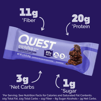 Quest Overload Bars 20g Protein