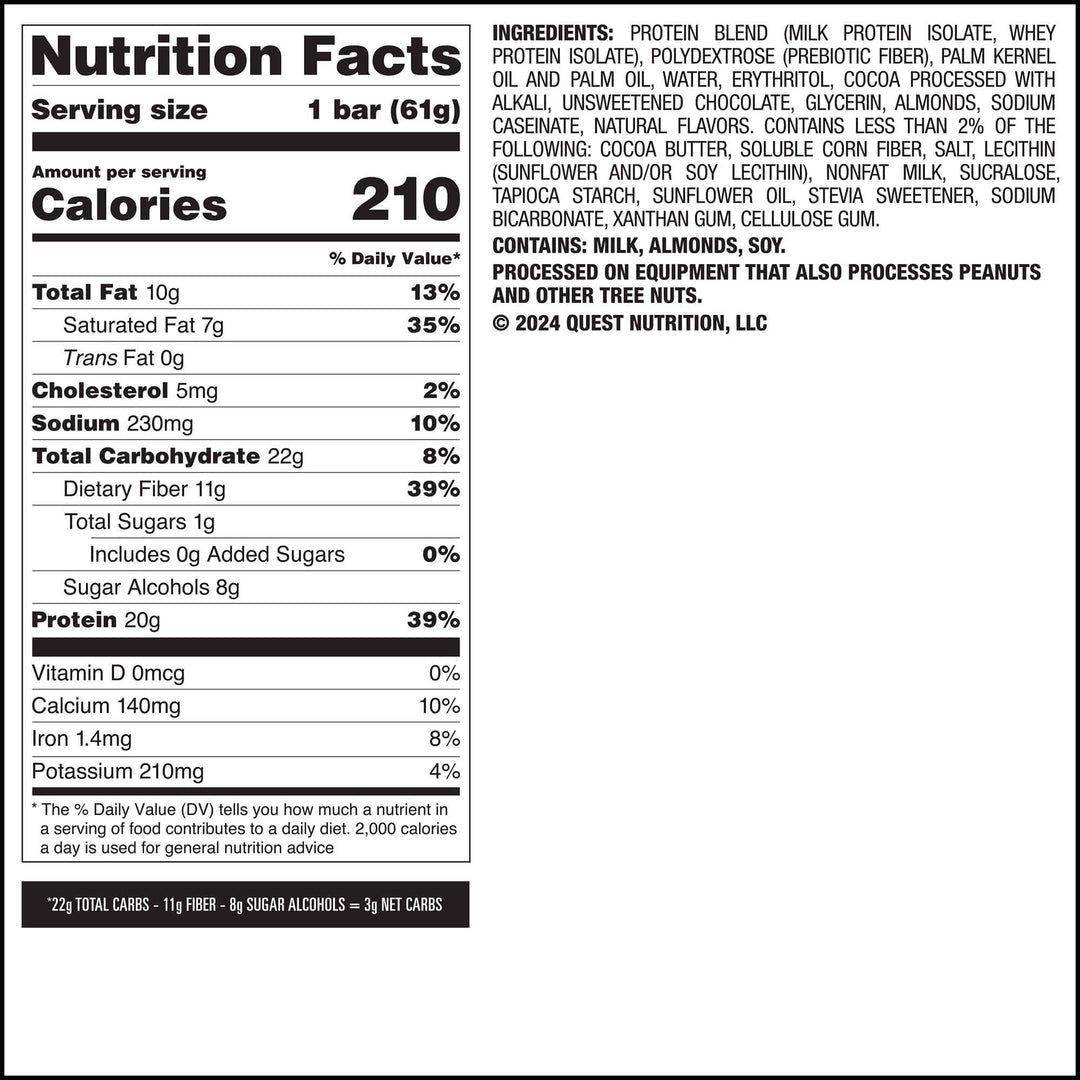 Quest Overload Bars 20g Protein
