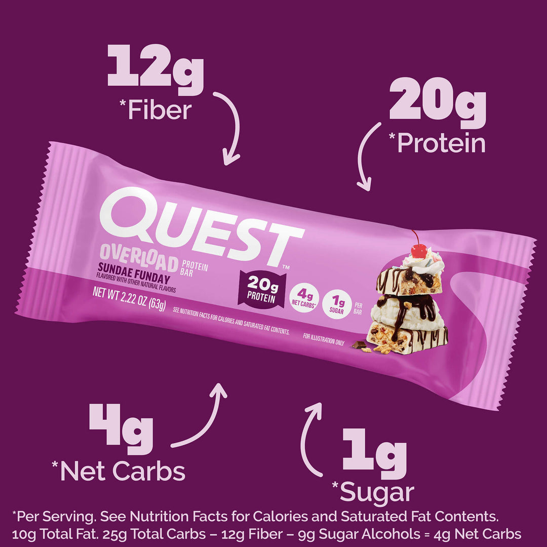 Quest Overload Bars 20g Protein