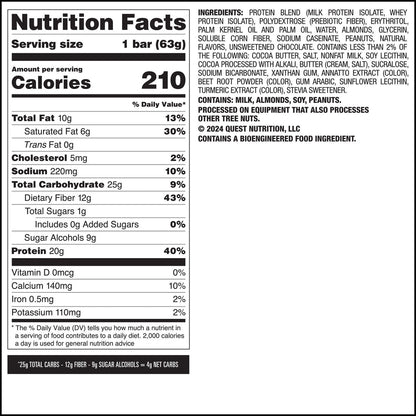Quest Overload Bars 20g Protein