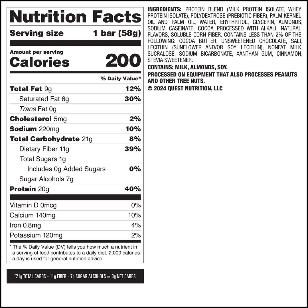 Quest Overload Bars 20g Protein