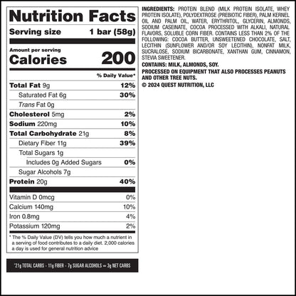 Quest Overload Bars 20g Protein