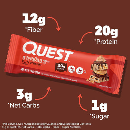 Quest Overload Bars 20g Protein