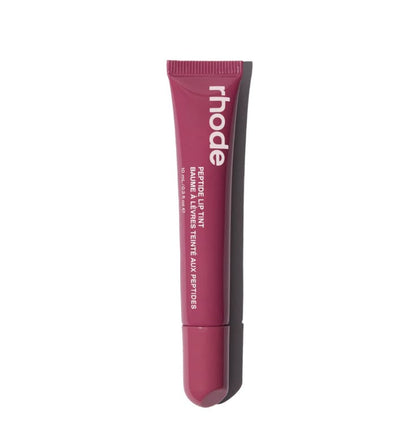 Lip tint tube with 'rhode' branding on a white background